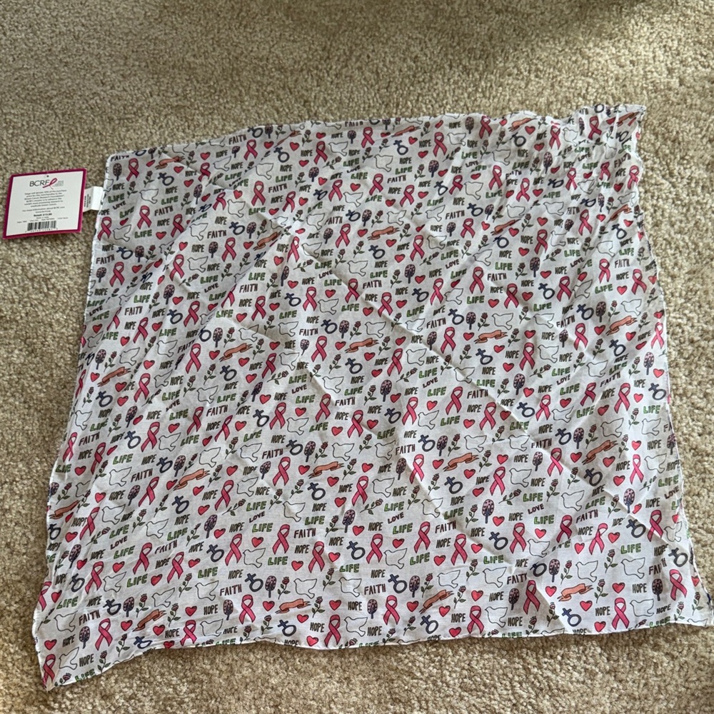 Pink Graphic Scarf